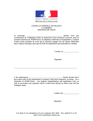 french schengen application form