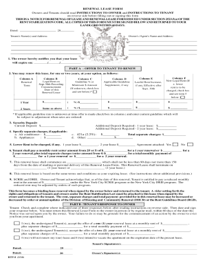 renewal lease form