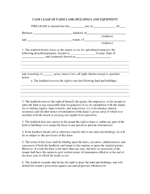 cash lease
