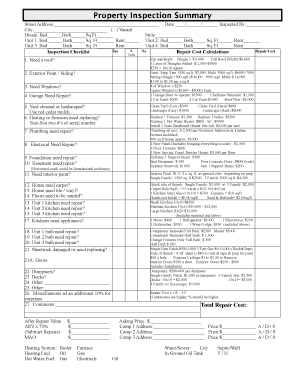 rental property inspection checklist excel Forms and Templates ...