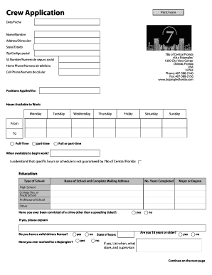 free employment application pdf Forms and Templates - Fillable ...